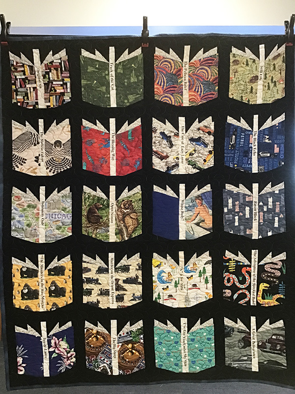Quilt by Diana Senturia - donated for raffle at Peacham Library