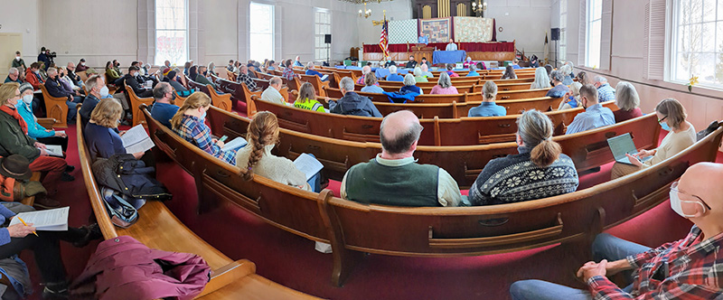 Town meeting in Peacham, VT