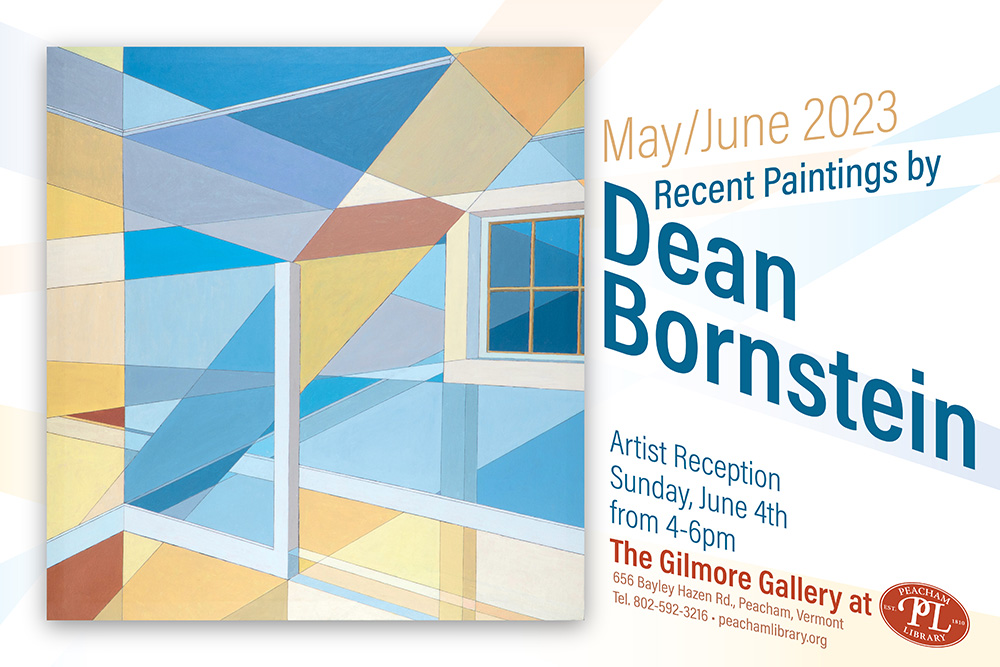 Artists reception for Dean Bornstein at Peacham Library